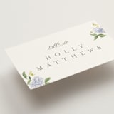 "Ocean Point" - Place Cards in Sky by Everett Paper Goods - Detail