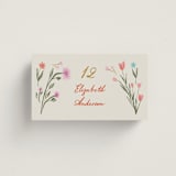 "Chantilly" - Place Cards in Sunset by Maja Cunningham - Front