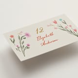 "Chantilly" - Place Cards in Sunset by Maja Cunningham - Detail