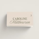 "Soria" - Place Cards in Meadow by Melanie Kosuge - Folded with Free Guest Printing