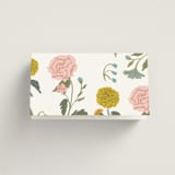 "botanical cameo" - Place Cards in Swan by Lori Wemple - Folded Back of Card