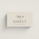 "Galleria" - Place Cards in Onyx by Laura Hankins - Front