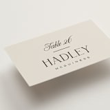 "Galleria" - Place Cards in Onyx by Laura Hankins - Detail