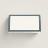 "Modern Stripes" - Place Cards in Capri by Emily Betts - Blank Front