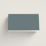 "Modern Stripes" - Place Cards in Capri by Emily Betts - Folded Back of Card