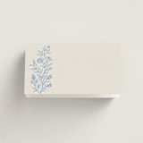 "Florals" - Place Cards in Sky by Dana Duricekova - Blank front