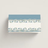 "Sweet Vintage" - Place Cards in Periwinkle by Alethea and Ruth - Blank Front