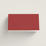 "Elizabeth" - Place Cards in Burgundy by Helena Vitto - Blank Front