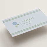"Hydrangea Vines" - Place Cards in Coastal by Madhvi Samimi - Detail