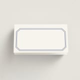 "Deluxe" - Place Cards in Blueberry by Carolyn MacLaren - Blank Front