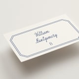 "Deluxe" - Place Cards in Blueberry by Carolyn MacLaren - Detail