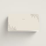"Etched Frame" - Place Cards in Eggshell by Robert and Stella - Blank front