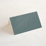 "Faded Palm" - Place Cards in Mist by Lauren Chism - Blank front