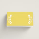 "Pretty Picado" - Place Cards in Sunshine by Jessie Steury - Blank front
