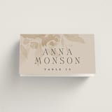 "City Center" - Place Cards in Cotton by Erin L. Wilson - Folded with Free Guest Printing