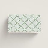 "River Valley" - Place Cards in Pine by Paper Sun Studio - Folded Back of Card