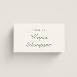 "Court" - Place Cards in Leaf by Kate Ahn - Front