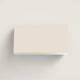 "Modern Romance" - Place Cards in Almond by Eric Clegg - Folded Back of Card