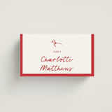 "Love in Bloom" - Place Cards in Brick by Julia Liverton - Front