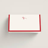 "Love in Bloom" - Place Cards in Brick by Julia Liverton - Blank Front