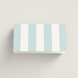 "Island Palm" - Place Cards in Low Tide by Susan Zinader - Folded Back of Card