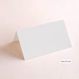 "Align" - Place Cards in Linen by JoAnn Jinks - Folded Back of Card