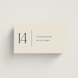 "All Type" - Place Cards in Daydream by Pixel and Hank - Front with Free Guest Printing