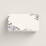 "Sweeping Vine" - Place Cards in Periwinkle by Itsy Belle Studio - Blank front