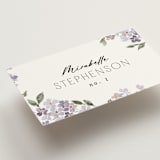 "Sweeping Vine" - Place Cards in Periwinkle by Itsy Belle Studio - Detail