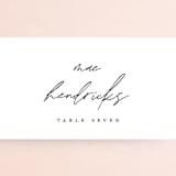 "Slate" - Place Cards in Bridal Veil by Up Up Creative - Detail