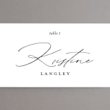 "Boutique" - Place Cards in Noir by Eric Clegg - Detail