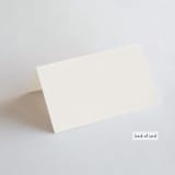 "Connect" - Place Cards in Almond by Brianne Larsen - Folded Back of Card