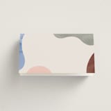 "Deconstruct" - Place Cards in Coastal by Pixel and Hank - Folded Back of Card
