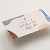 "Deconstruct" - Place Cards in Coastal by Pixel and Hank - Detail