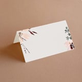 "Sonnet" - Place Cards in Almond by Petra Kern - Blank front
