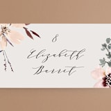 "Sonnet" - Place Cards in Almond by Petra Kern - Detail