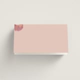 "July Garden" - Place Cards in Petal by Olivia Kanaley Inman - Folded Back of Card