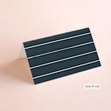 "Modern Vintage" - Place Cards in Jade by Emily Betts - Folded Back of Card