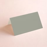 "Mystique" - Place Cards in Linen by Ashley Rosenbaum - Blank front