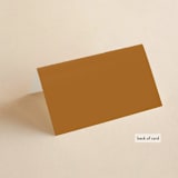 "Timeless" - Place Cards in Terracotta by Jen Owens - Folded Back of Card