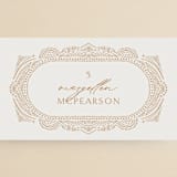 "Timeless" - Place Cards in Terracotta by Jen Owens - Detail
