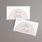 "Around" - Place Cards in Cloud by Kaydi Bishop - Front with Free Guest Printing