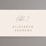 "Everlasting Love" - Place Cards in Linen by Brandy Folse - Detail