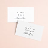 "Regal" - Place Cards in Marine by Lauren Chism - Front with Free Guest Printing