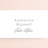 "Regal" - Place Cards in Marine by Lauren Chism - Detail