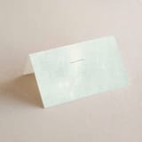 "Blue Jean Baby" - Place Cards in Ocean by Chelsea Petaja - Blank front