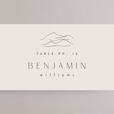 "Mountains" - Place Cards in Ivory by Angela Thompson - Detail