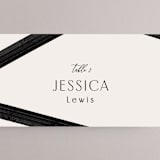 "Inky" - Place Cards in Onyx by Inkblot Design - Detail