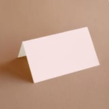 "Mod Initials" - Place Cards in Rust by Genna Blackburn - Blank front