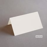 "Center Crest" - Place Cards in Sweet Potato by Alethea and Ruth - Folded Back of Card